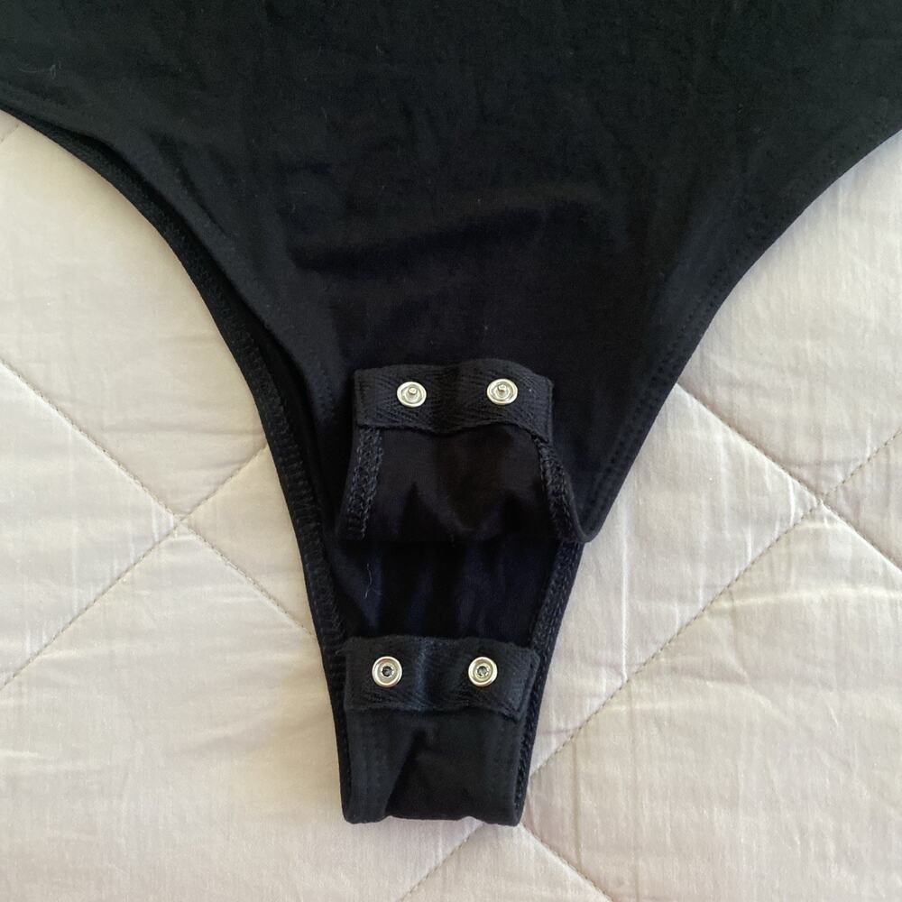 NEW W/O TAG A New Day Womens SIZE M Bodysuit Black medium - Picture 6 of 7